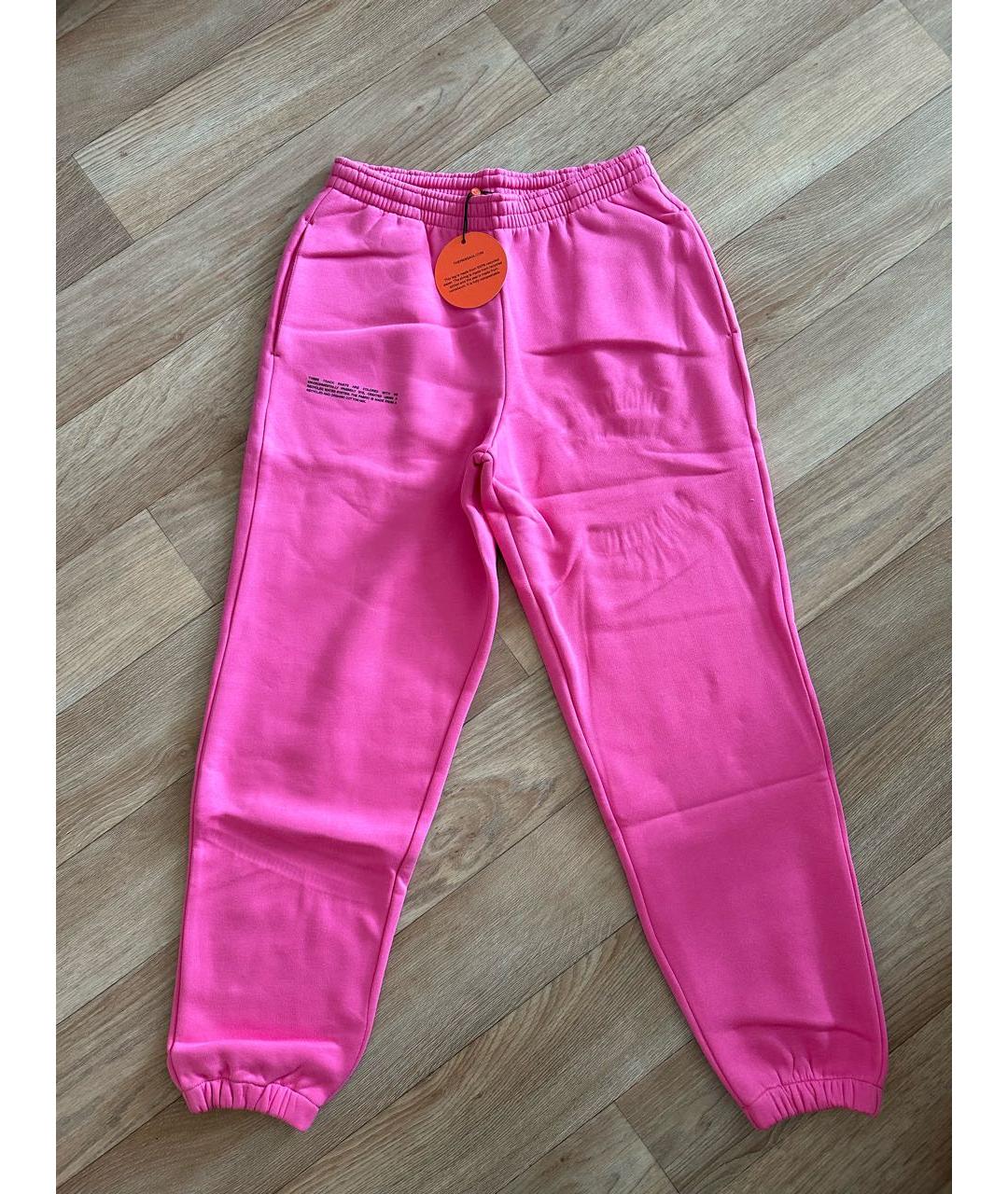 THE PANGAIA Розовые хлопковые спортивные брюки и шорты, фото 4