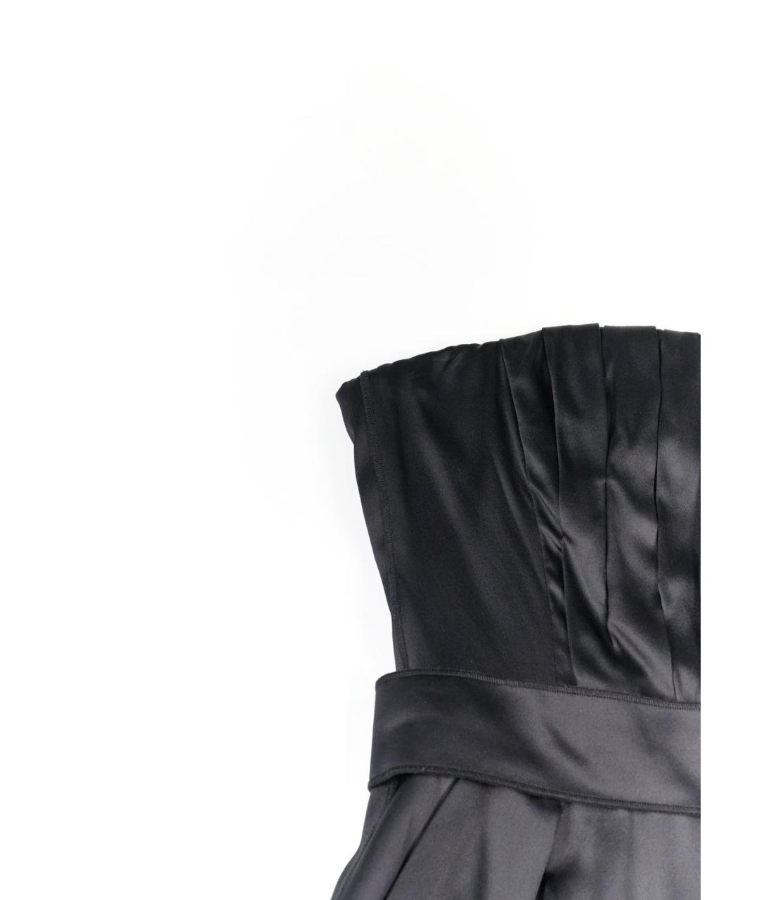 DOLCE&GABBANA Черное шелковое вечернее платье, фото 5