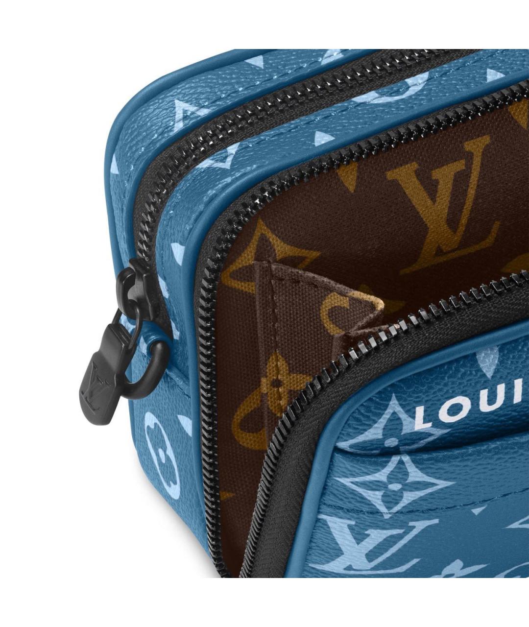 LOUIS VUITTON PRE-OWNED Синяя сумка на плечо, фото 3