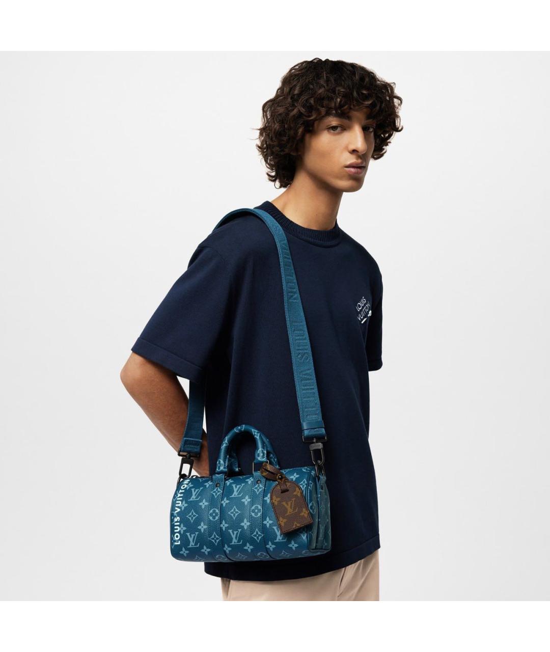 LOUIS VUITTON PRE-OWNED Синяя сумка на плечо, фото 6