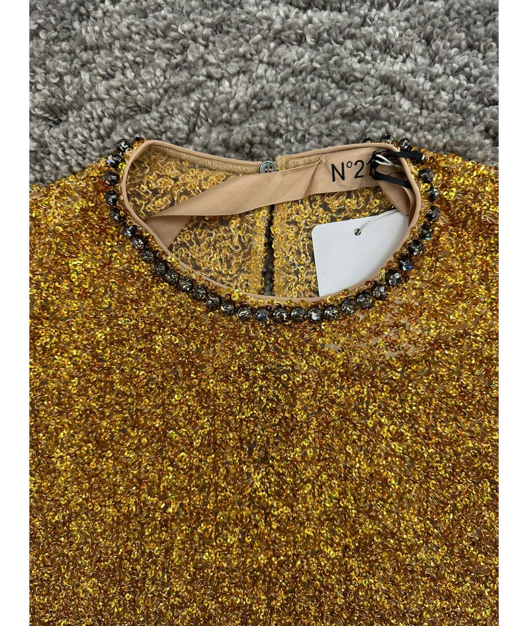 NO. 21 Золотая блузы, фото 3