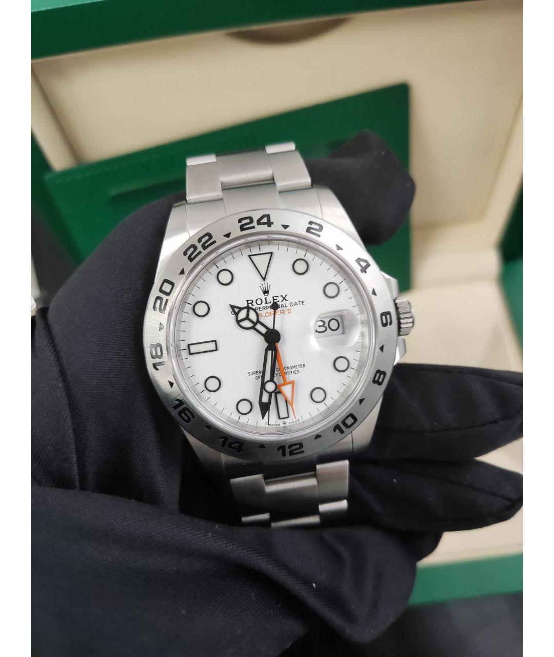 ROLEX Белые часы, фото 5