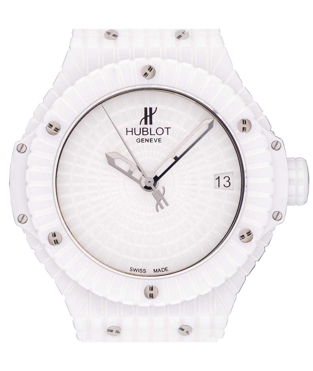 HUBLOT Белые керамические часы, фото 2