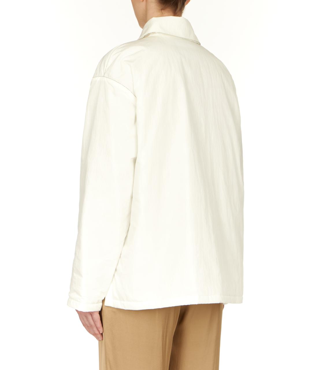 FABIANA FILIPPI Белая полиамидовая куртка, фото 3