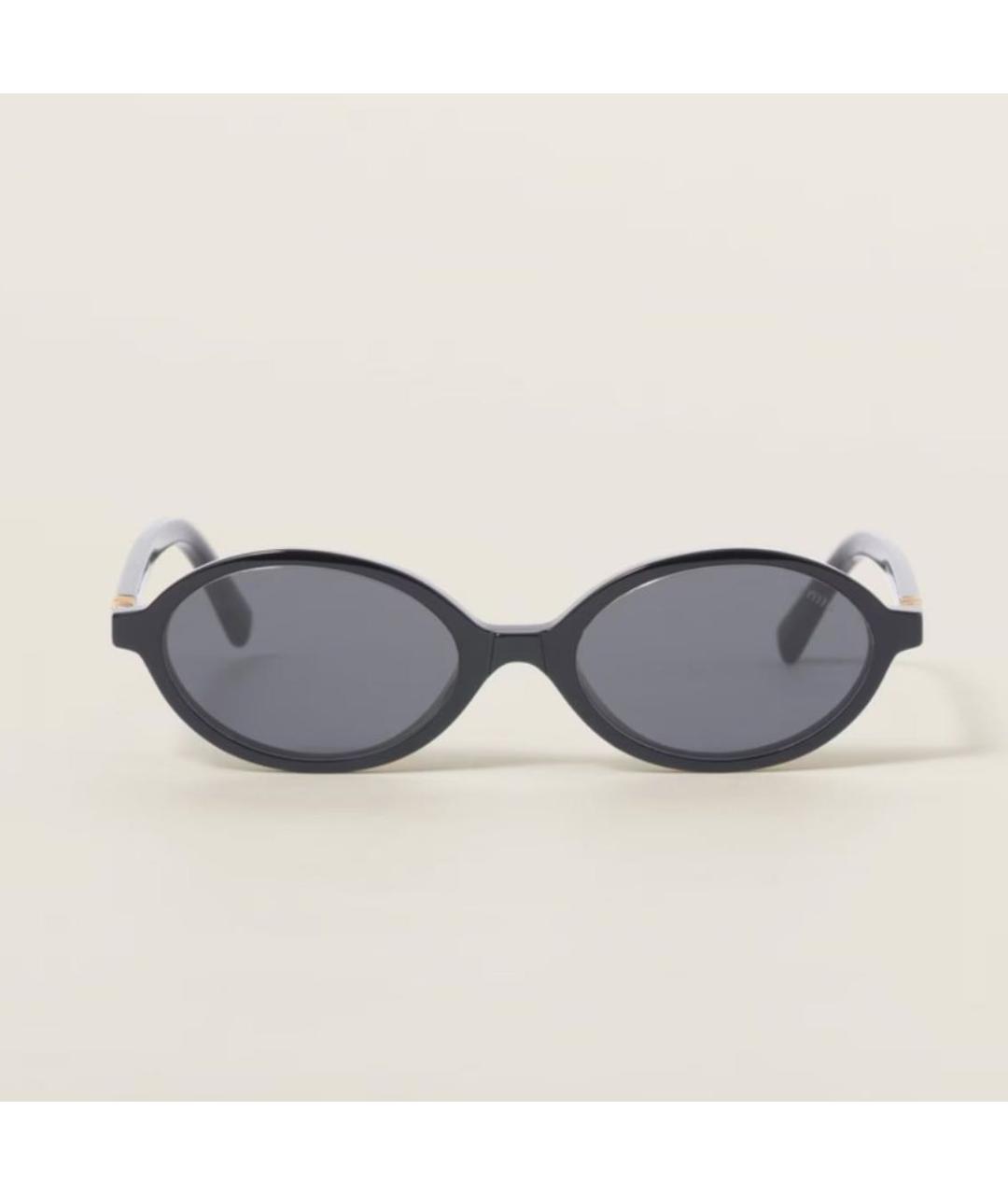 MIU MIU Черные солнцезащитные очки, фото 2