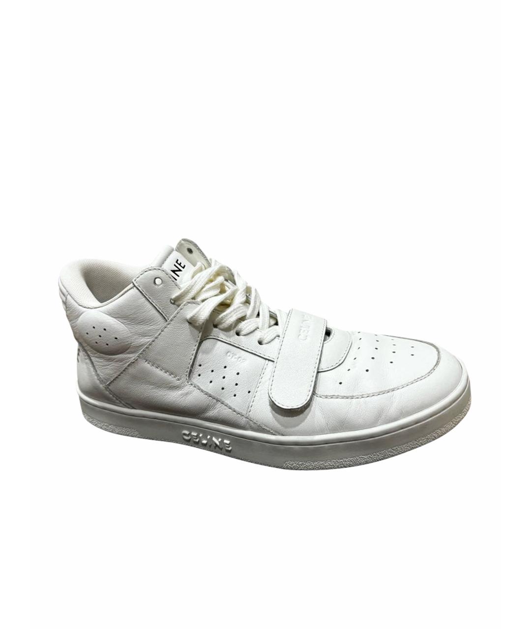 CELINE PRE-OWNED Белые кожаные кроссовки, фото 1