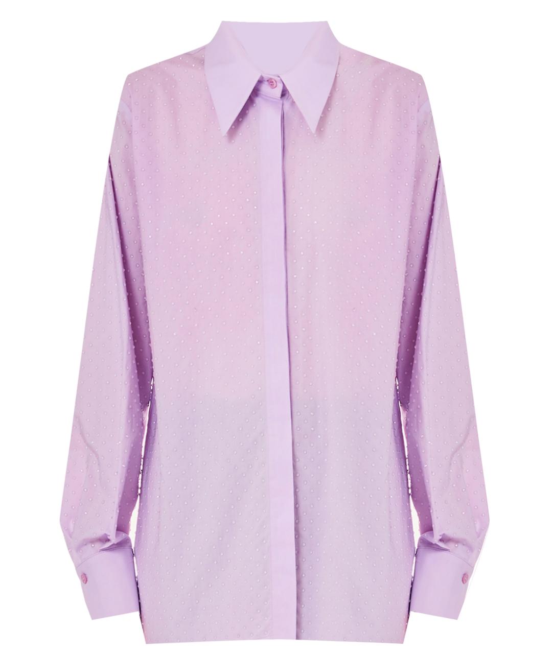 LIU JO Фиолетовая хлопковая рубашка, фото 1