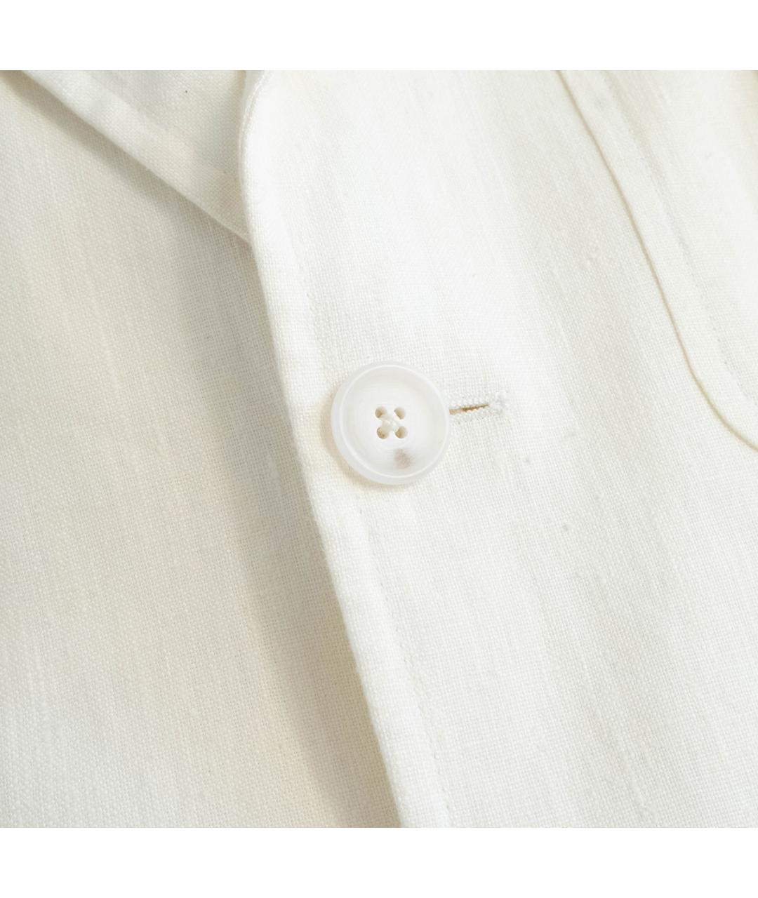 GIANFRANCO FERRE Белый льняной пиджак, фото 4