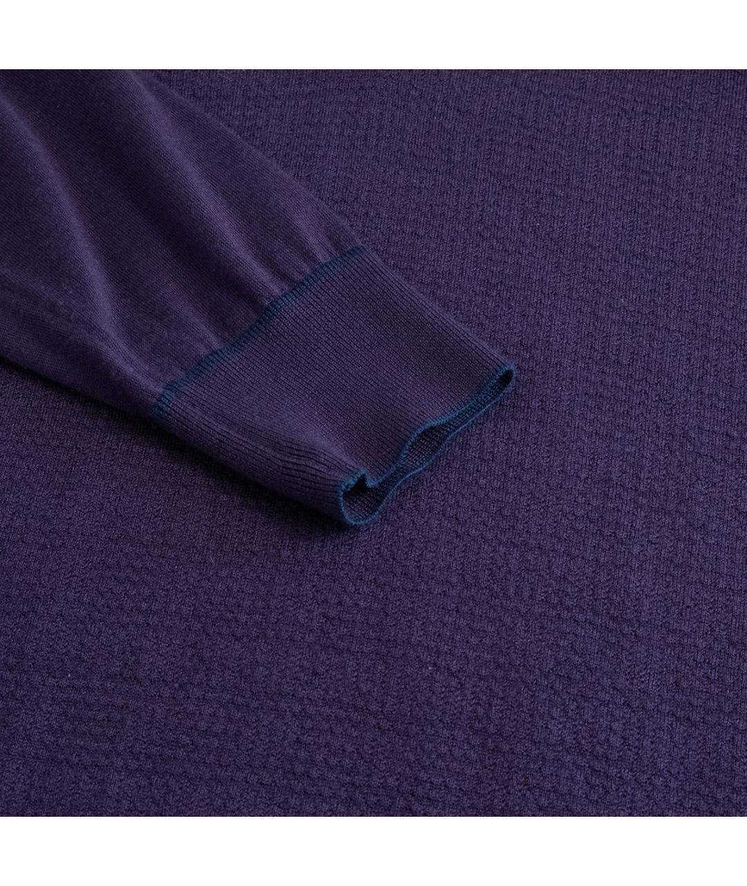 STEFANO RICCI Фиолетовый кашемировый джемпер / свитер, фото 5