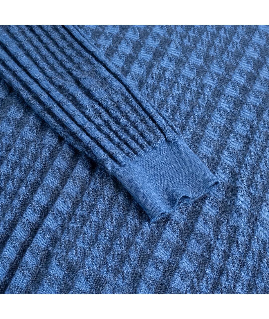 ZILLI Синий кашемировый джемпер / свитер, фото 4