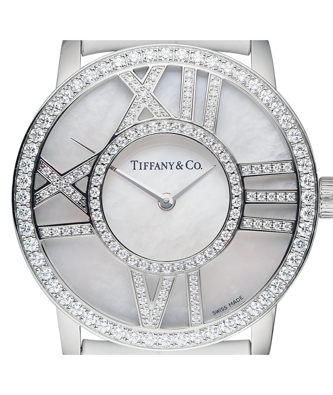 TIFFANY&CO Белые часы из белого золота, фото 2