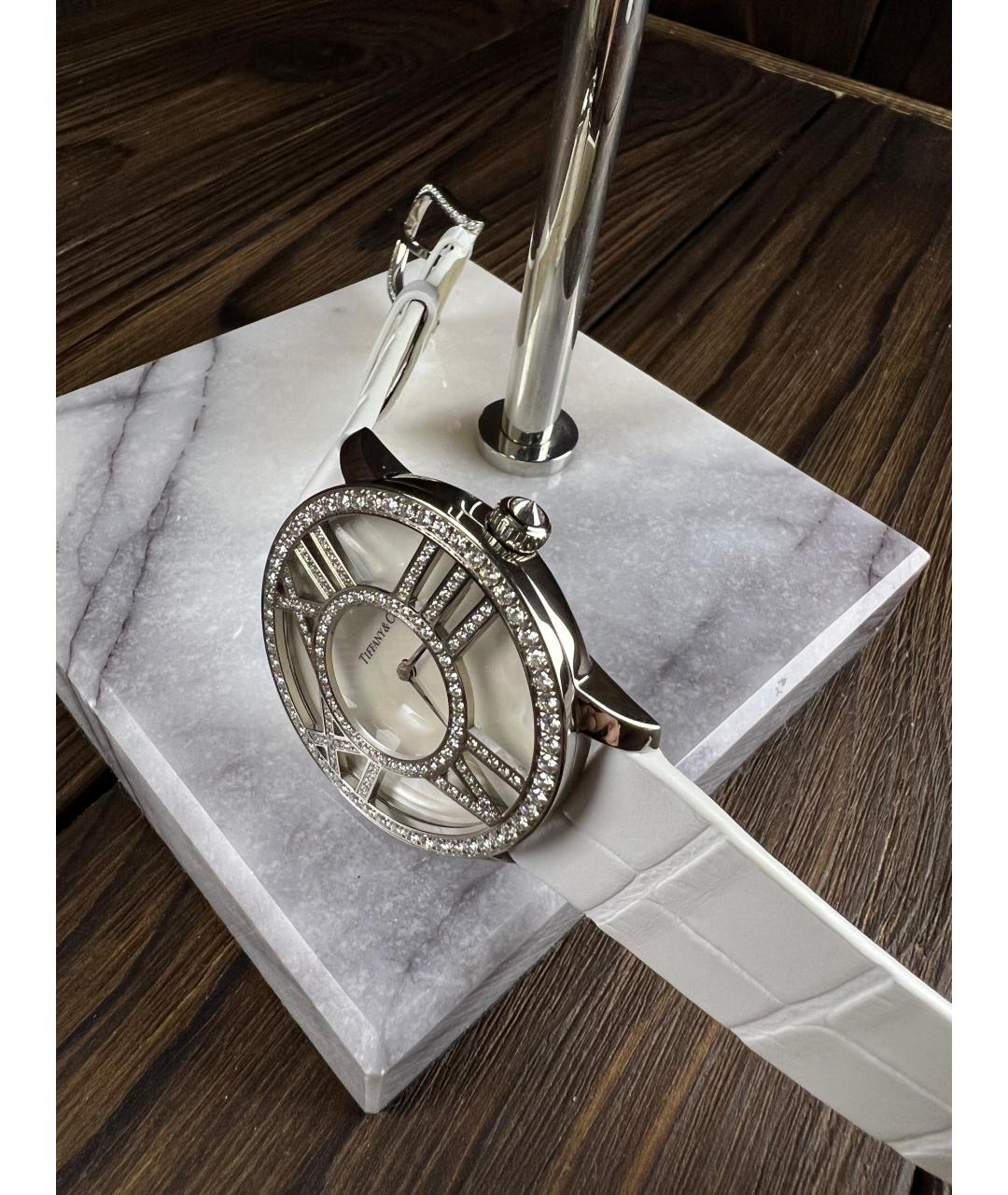 TIFFANY&CO Белые часы из белого золота, фото 8