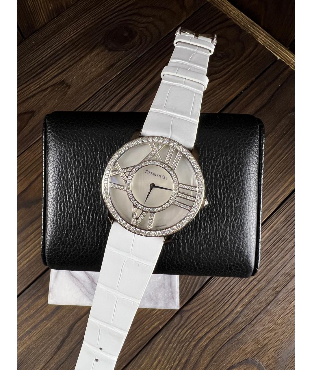TIFFANY&CO Белые часы из белого золота, фото 5