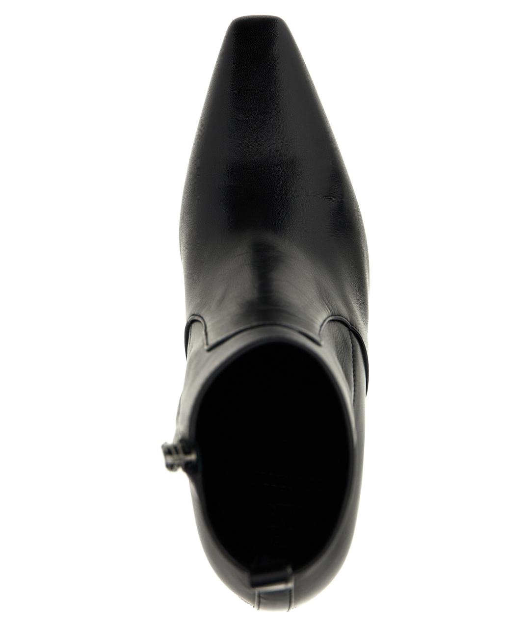BRUNELLO CUCINELLI Черные кожаные ботинки, фото 4