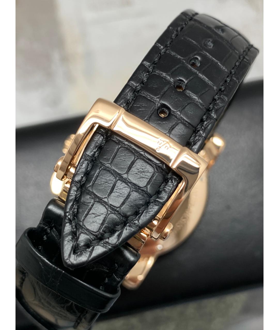 Ulysse Nardin Черные часы из розового золота, фото 9