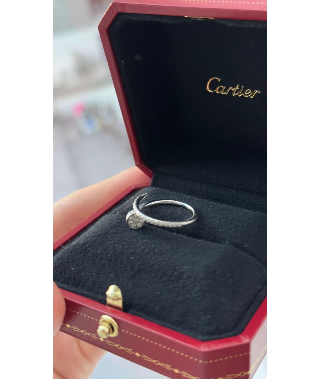 CARTIER Белое кольцо из белого золота, фото 4