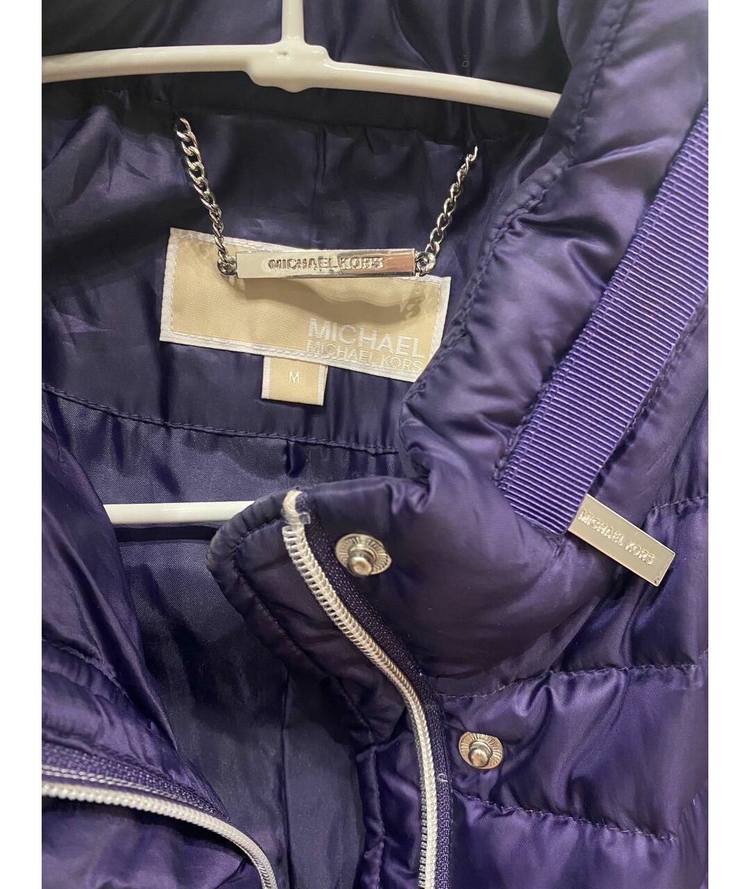 MICHAEL MICHAEL KORS Фиолетовая полиэстеровая куртка, фото 3