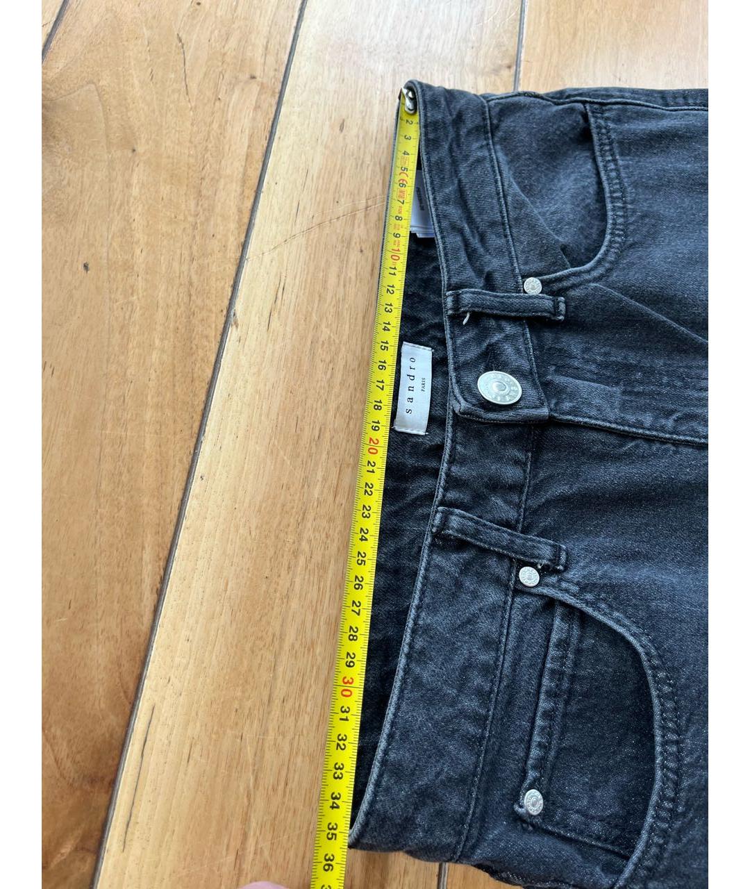 SANDRO Черные прямые джинсы, фото 4