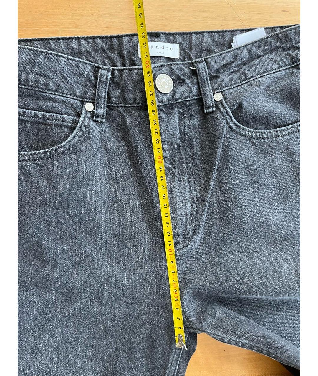 SANDRO Черные прямые джинсы, фото 6
