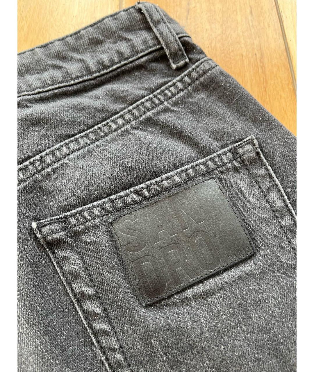 SANDRO Черные прямые джинсы, фото 7