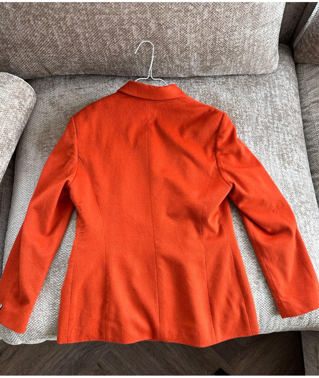 ESCADA Оранжевый шерстяной жакет/пиджак, фото 2