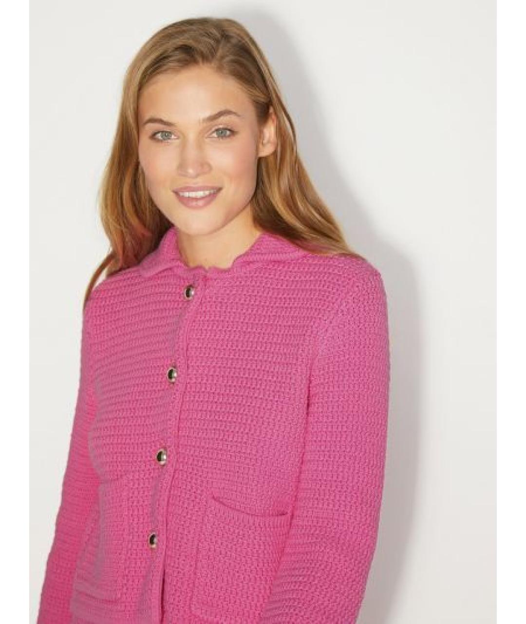 12 STOREEZ Розовый хлопковый жакет/пиджак, фото 3