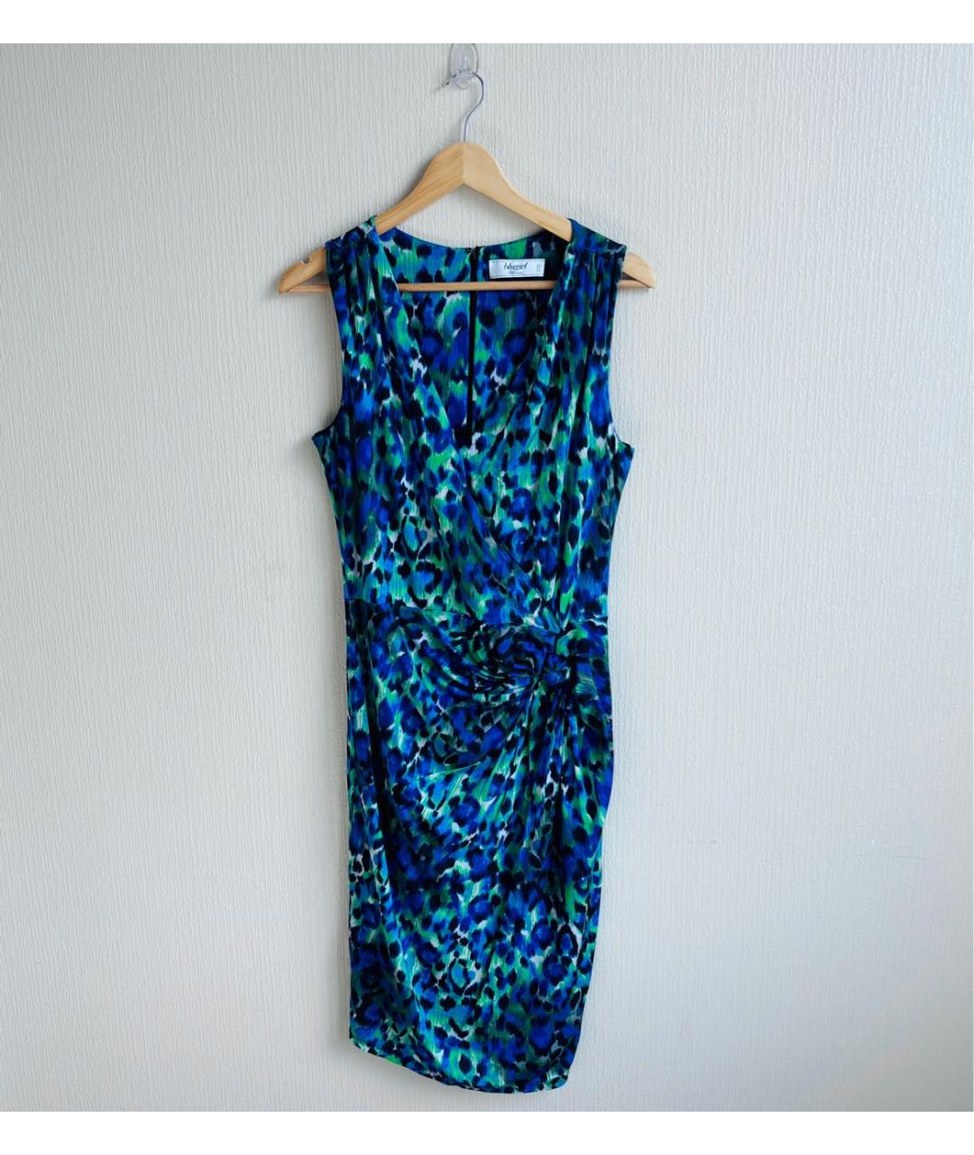 BLUGIRL Синее вискозное повседневное платье, фото 9
