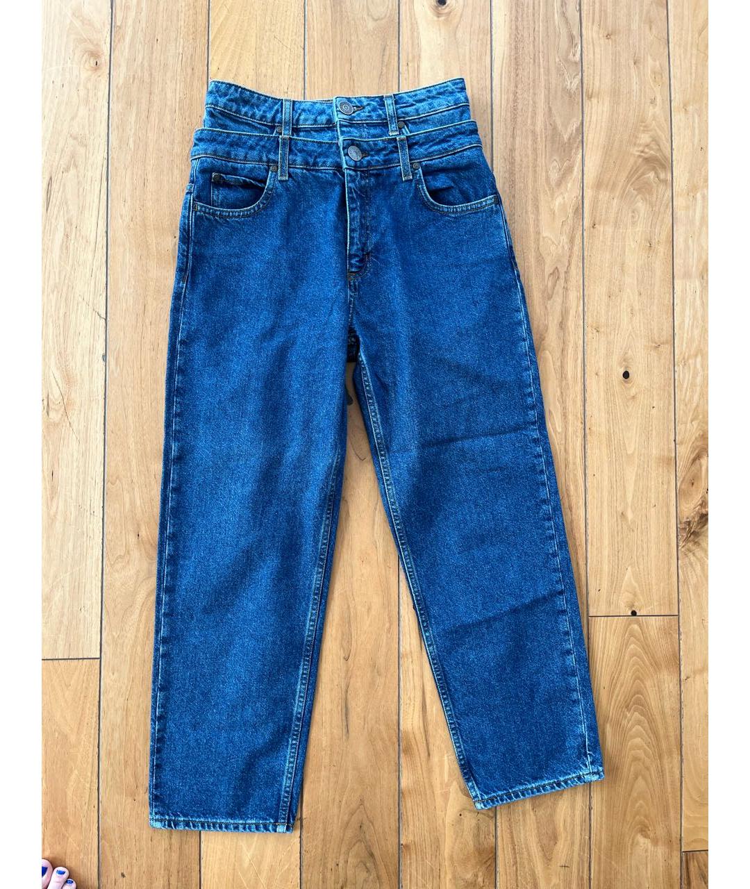 SANDRO Синие прямые джинсы, фото 8