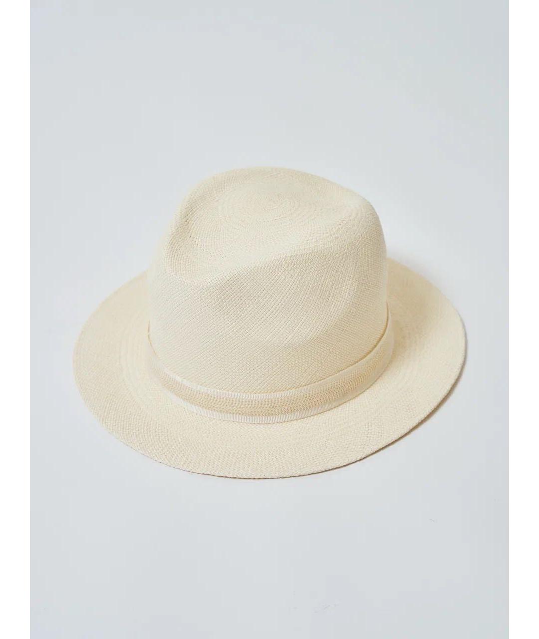 LORO PIANA Белая соломенная шляпа, фото 5