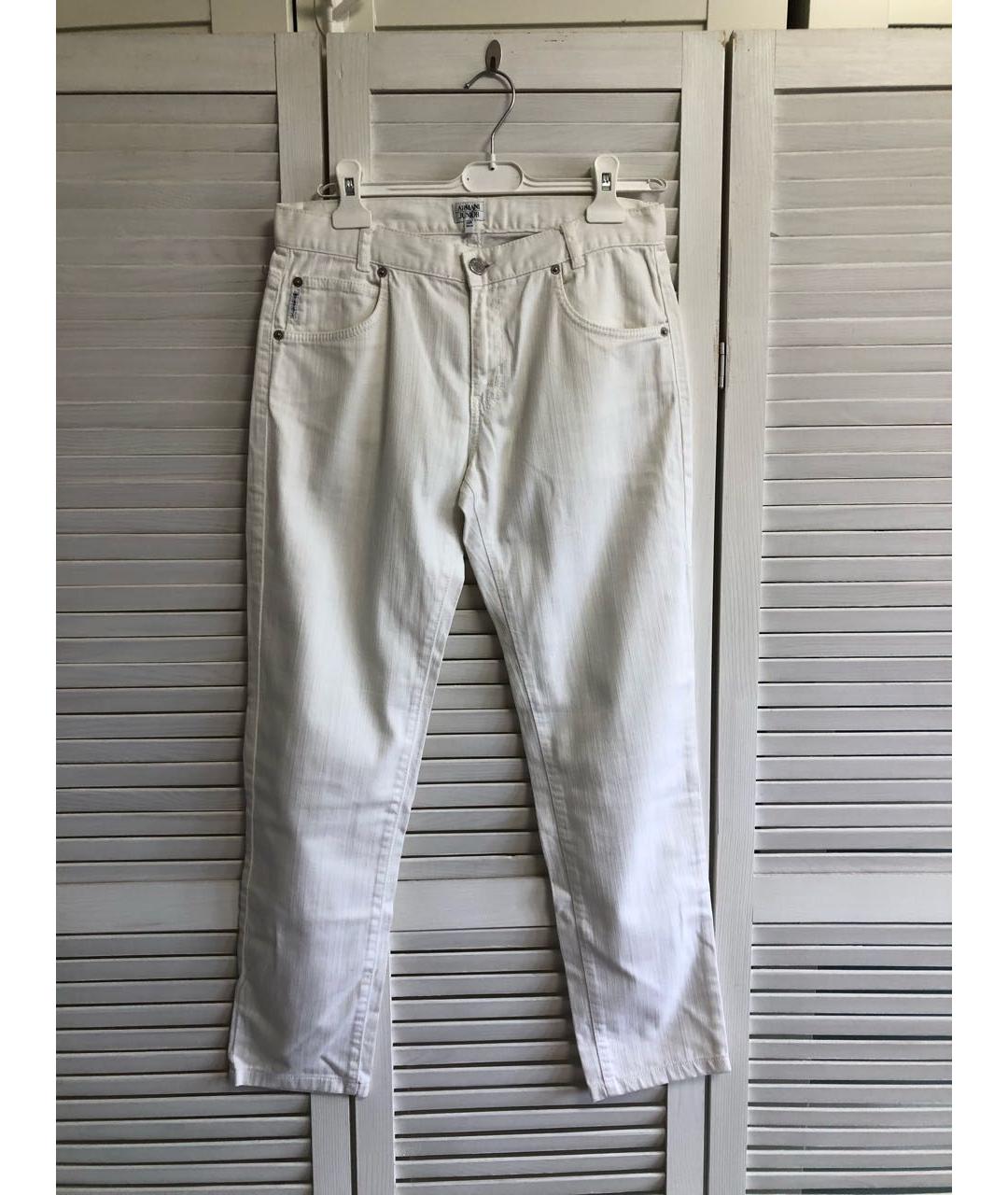ARMANI JUNIOR Белые детские джинсы, фото 9