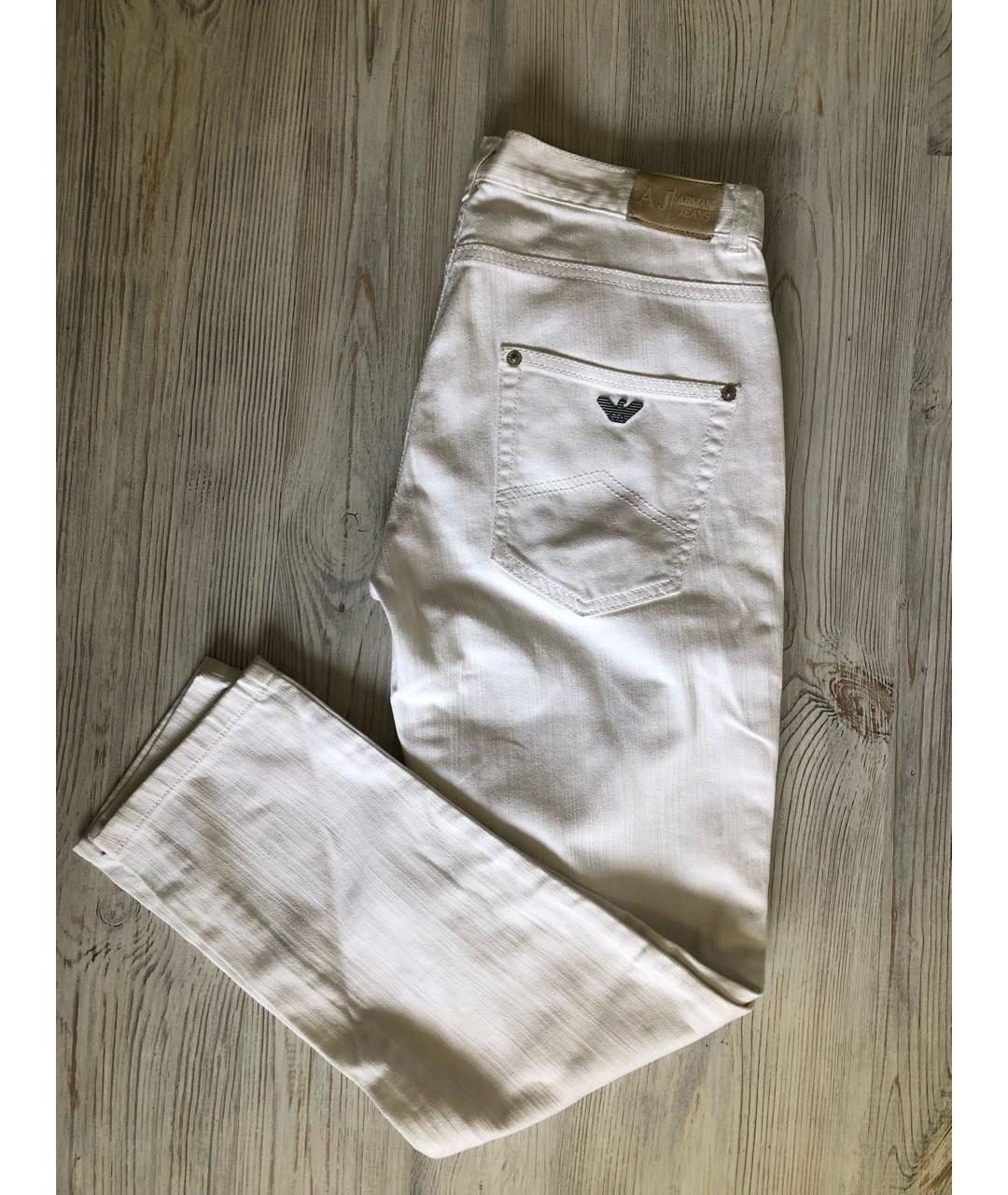 ARMANI JUNIOR Белые детские джинсы, фото 8