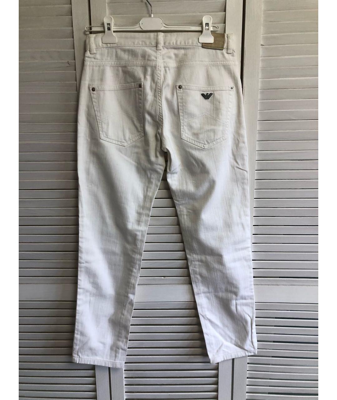 ARMANI JUNIOR Белые детские джинсы, фото 2
