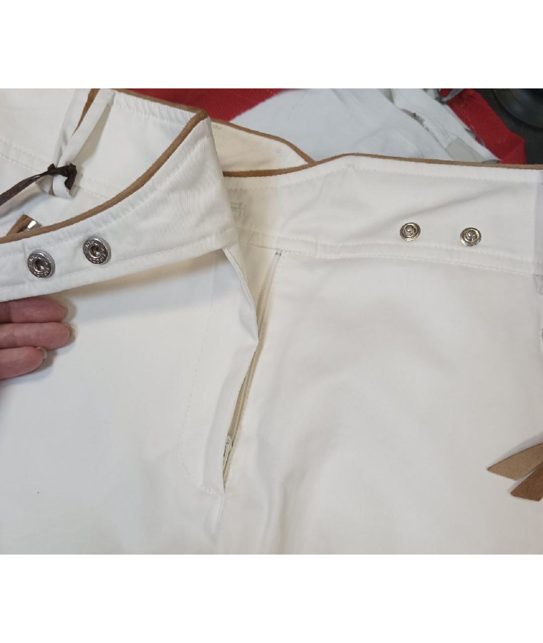 ERMANNO SCERVINO Белые хлопковые шорты, фото 6