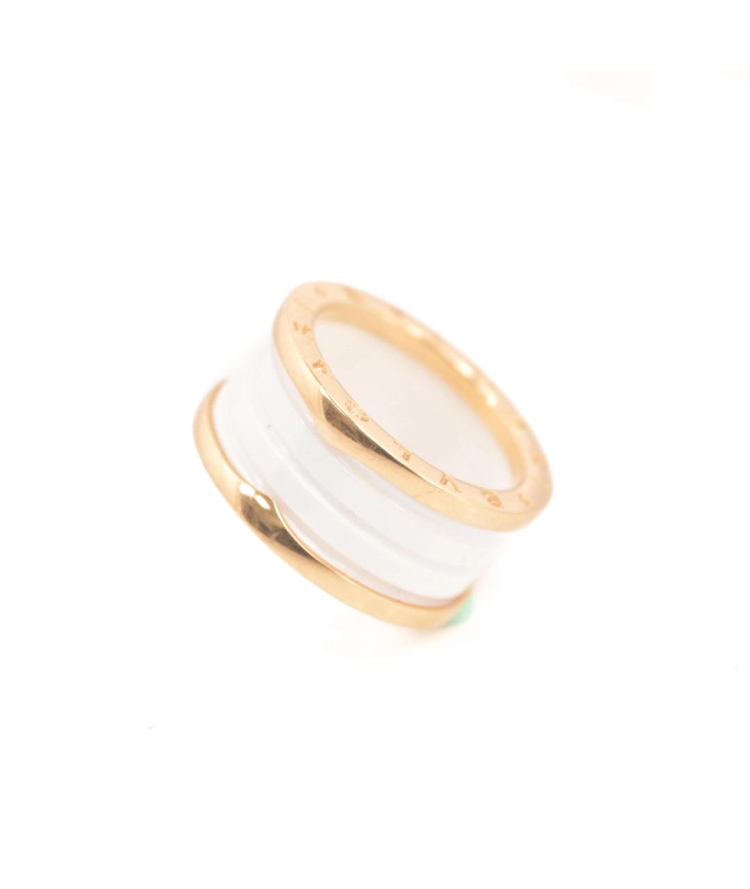 BVLGARI Белое керамическое кольцо, фото 2