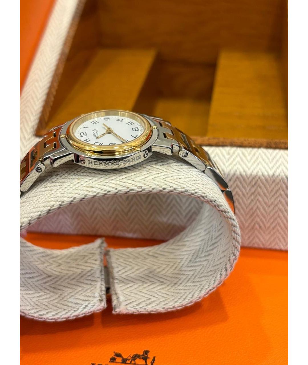 HERMES PRE-OWNED Серебряные часы, фото 3