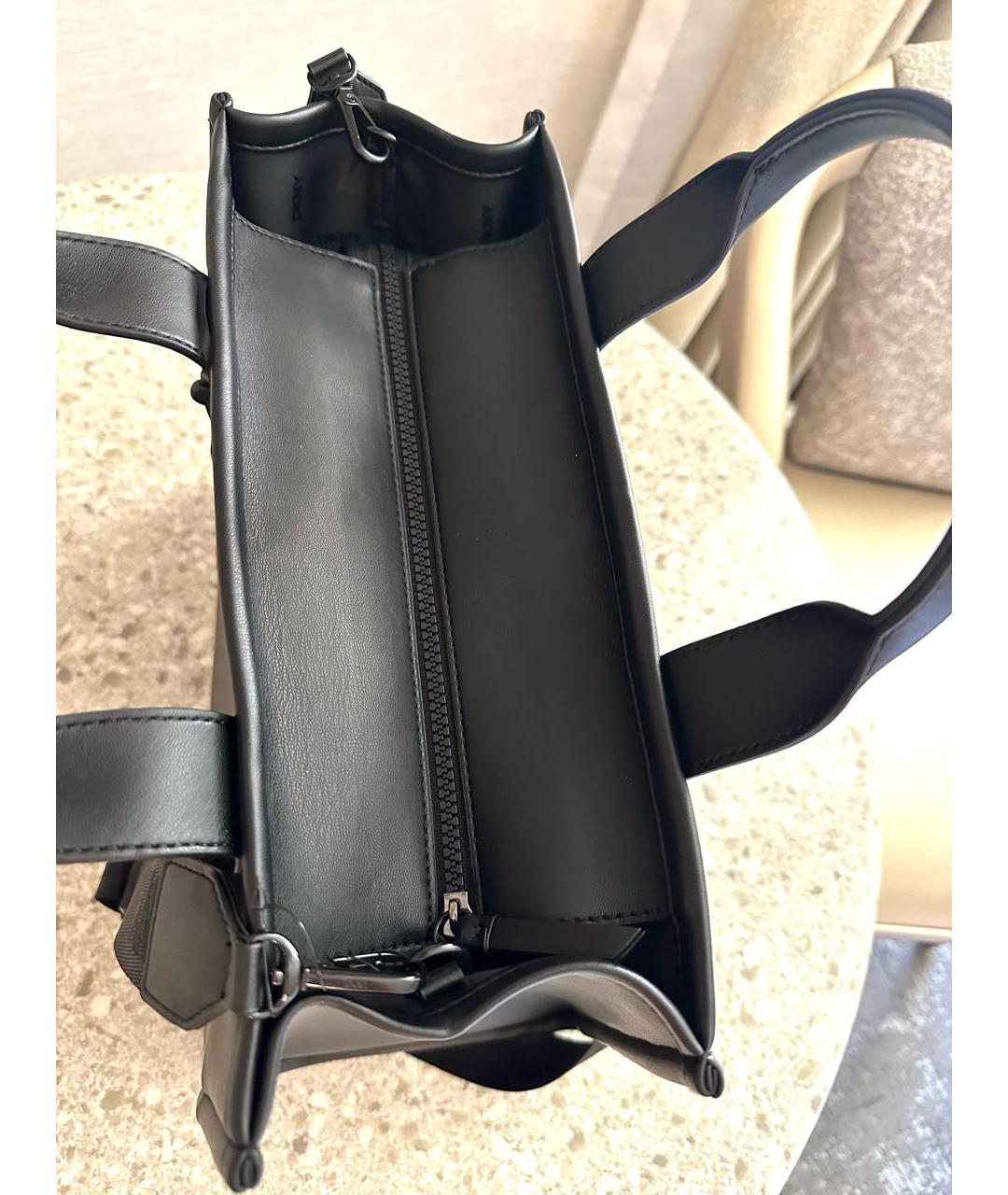 DKNY Черная сумка тоут из искусственной кожи, фото 4