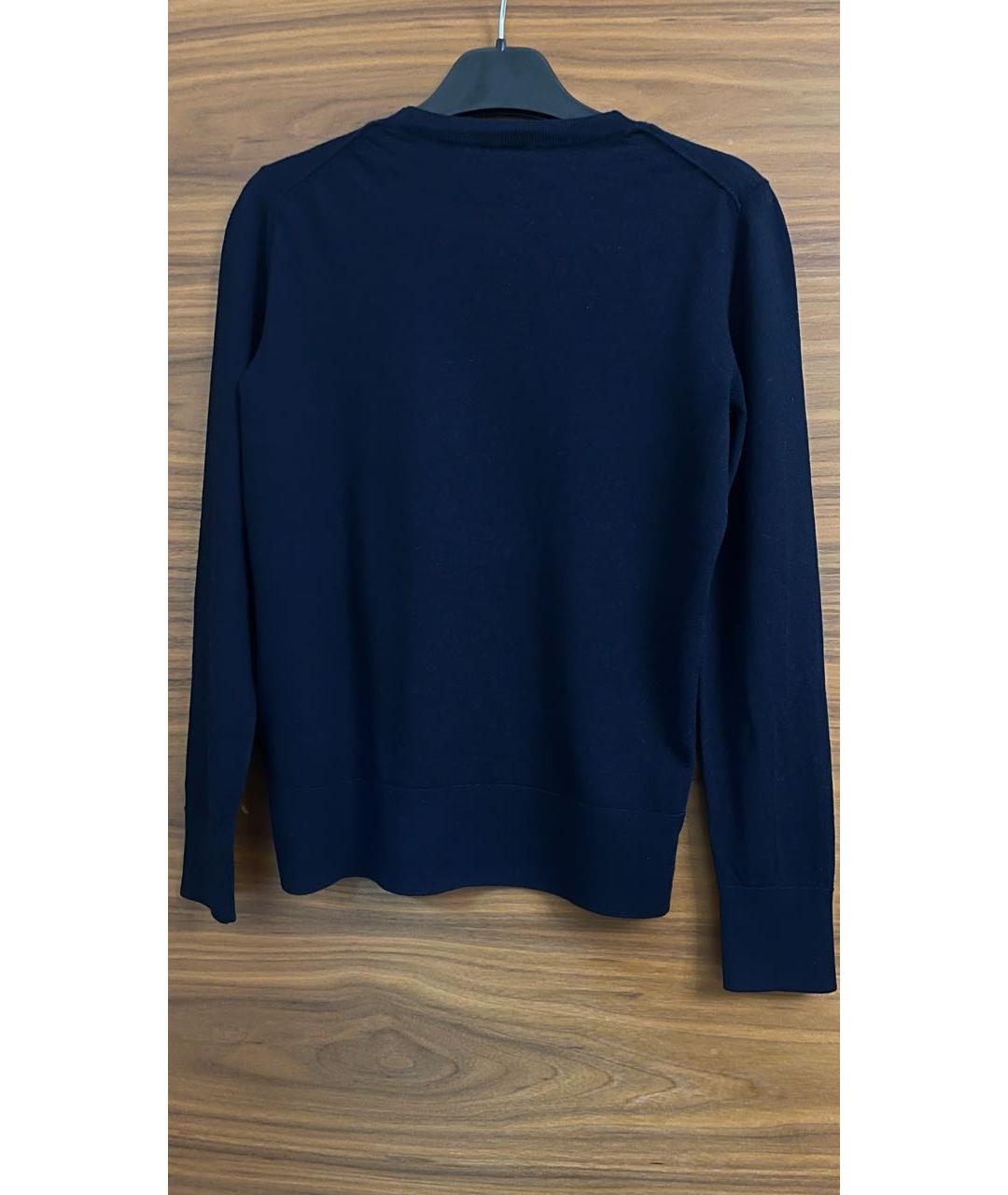 COS Темно-синий шерстяной джемпер / свитер, фото 2