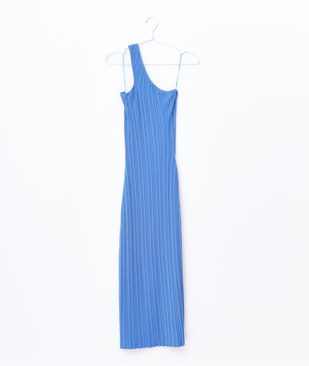 CULT GAIA Голубое вискозное повседневное платье, фото 2