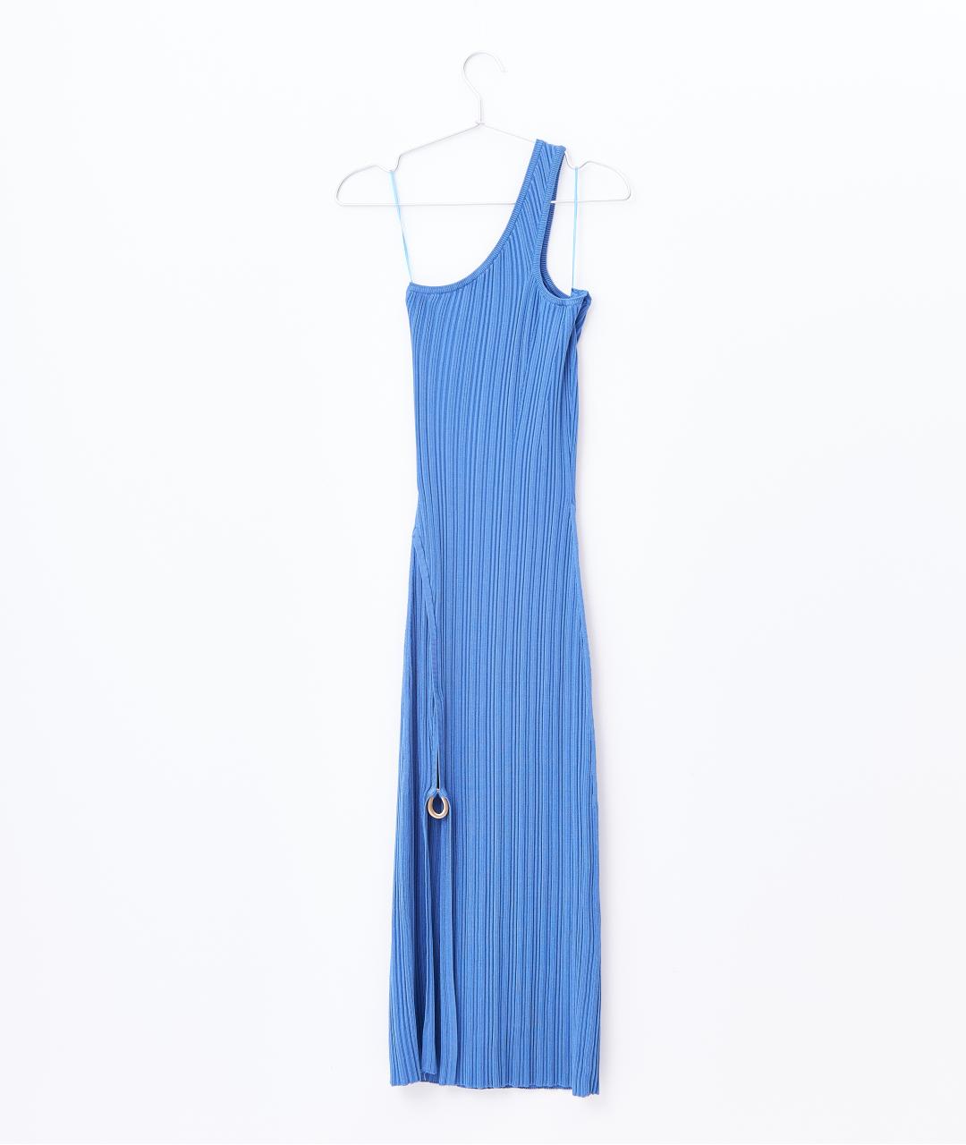 CULT GAIA Голубое вискозное повседневное платье, фото 8