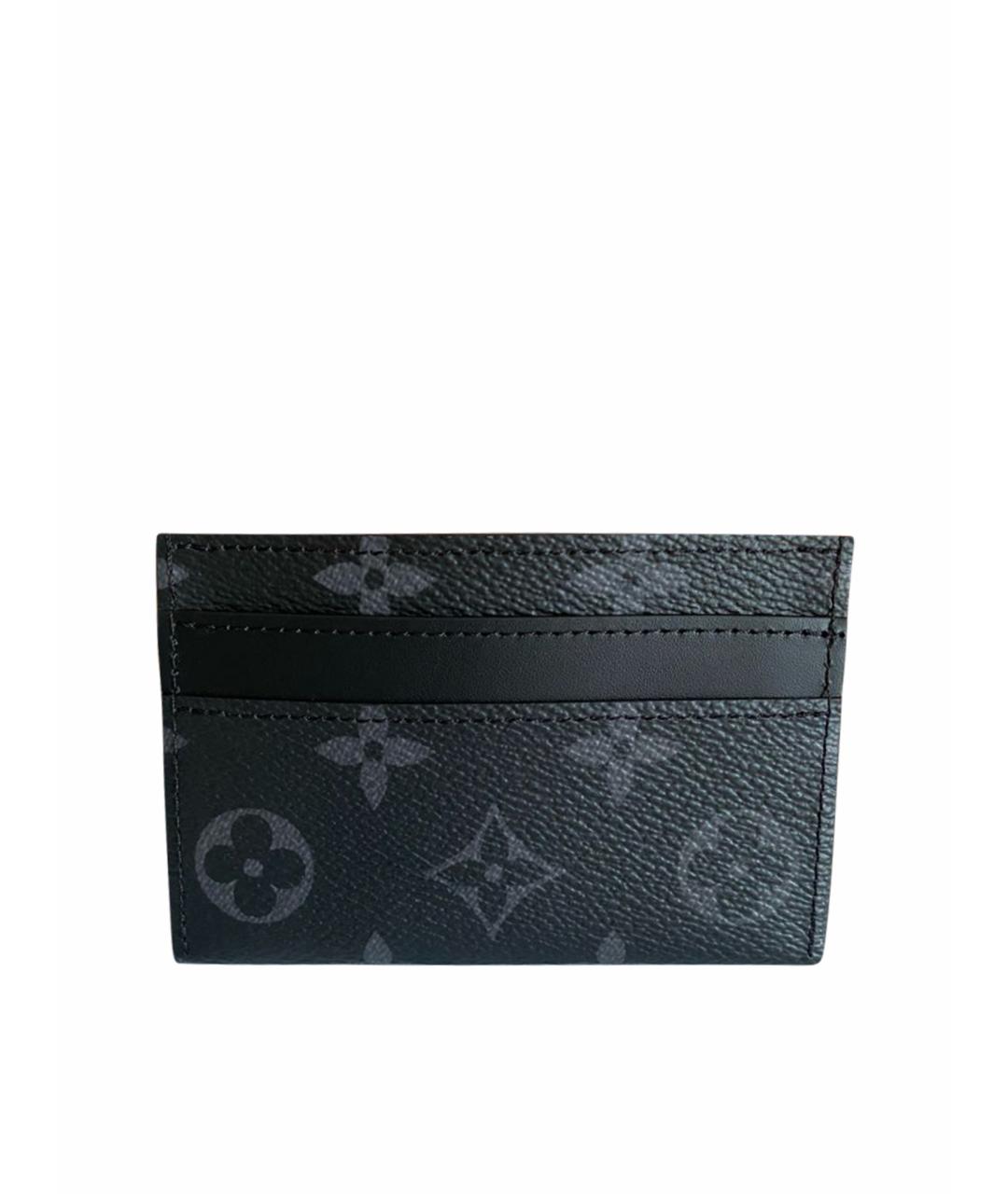 LOUIS VUITTON PRE-OWNED Антрацитовый кардхолдер, фото 1