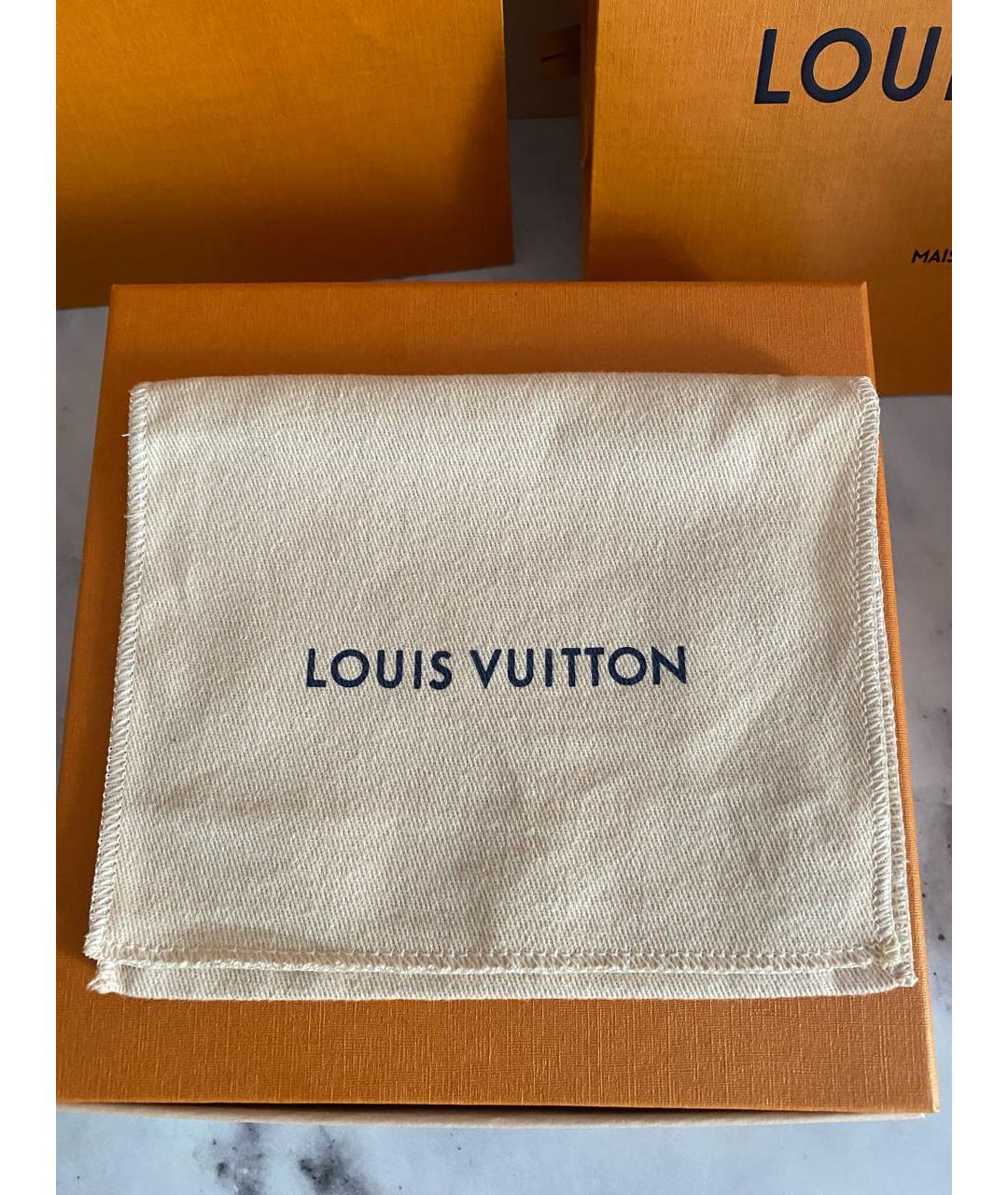 LOUIS VUITTON PRE-OWNED Антрацитовый кардхолдер, фото 5
