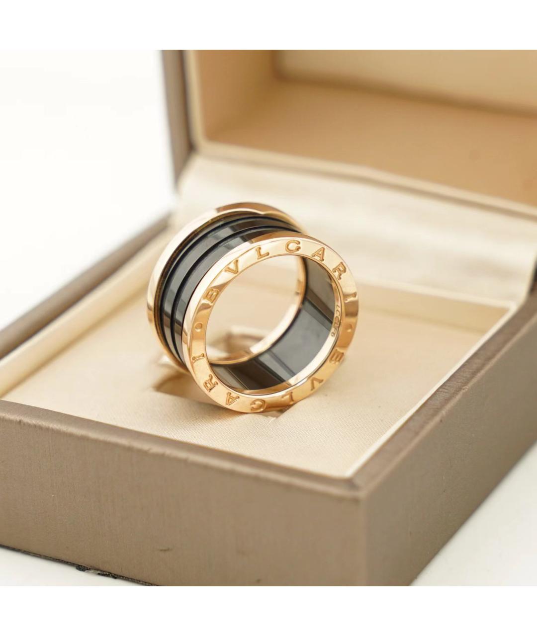 BVLGARI Черное керамическое кольцо, фото 3