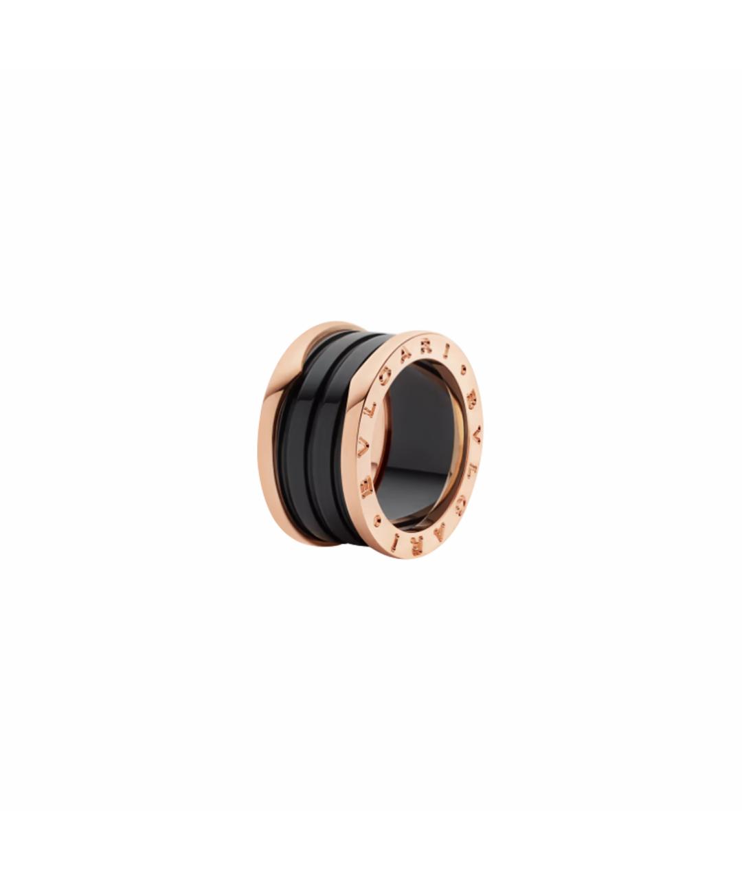 BVLGARI Черное керамическое кольцо, фото 1
