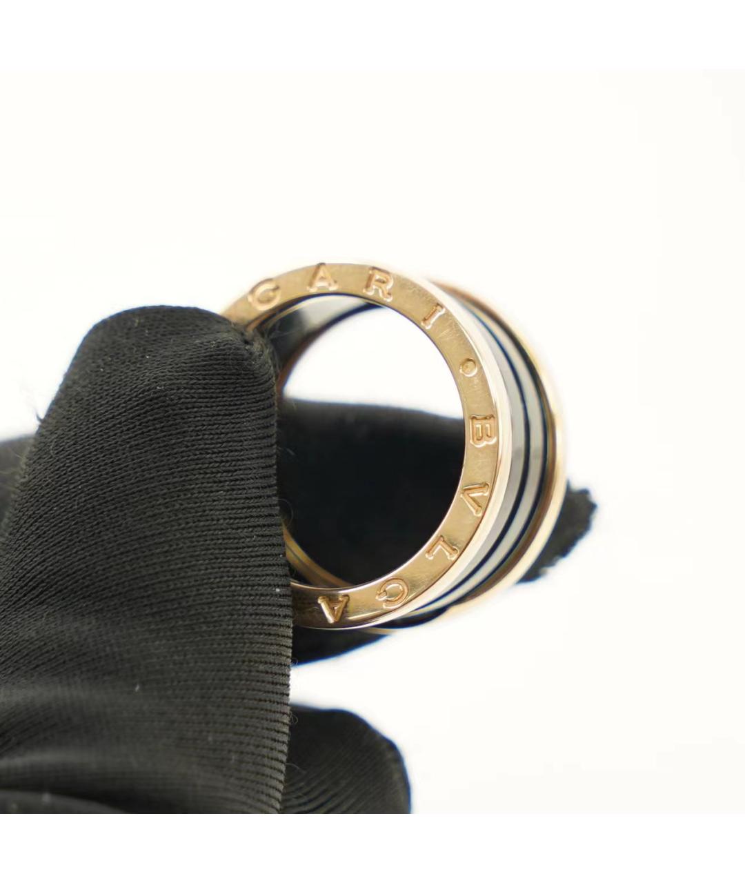 BVLGARI Черное керамическое кольцо, фото 7
