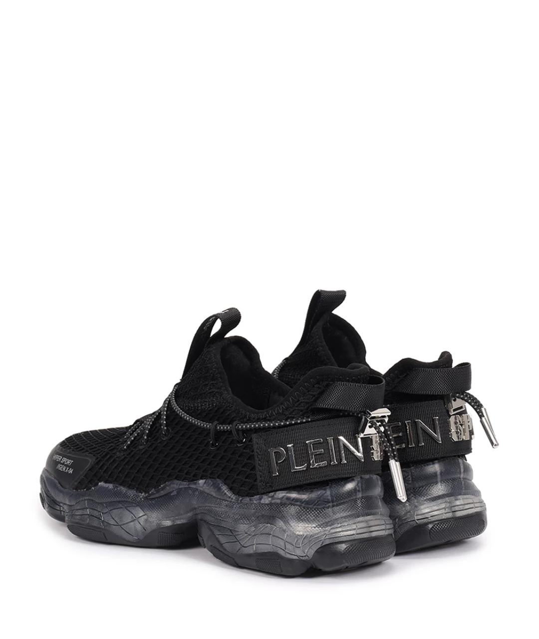 PLEIN SPORT Черные высокие кроссовки / кеды, фото 4