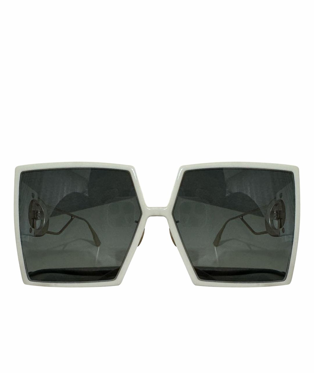 CHRISTIAN DIOR PRE-OWNED Бежевые пластиковые солнцезащитные очки, фото 1