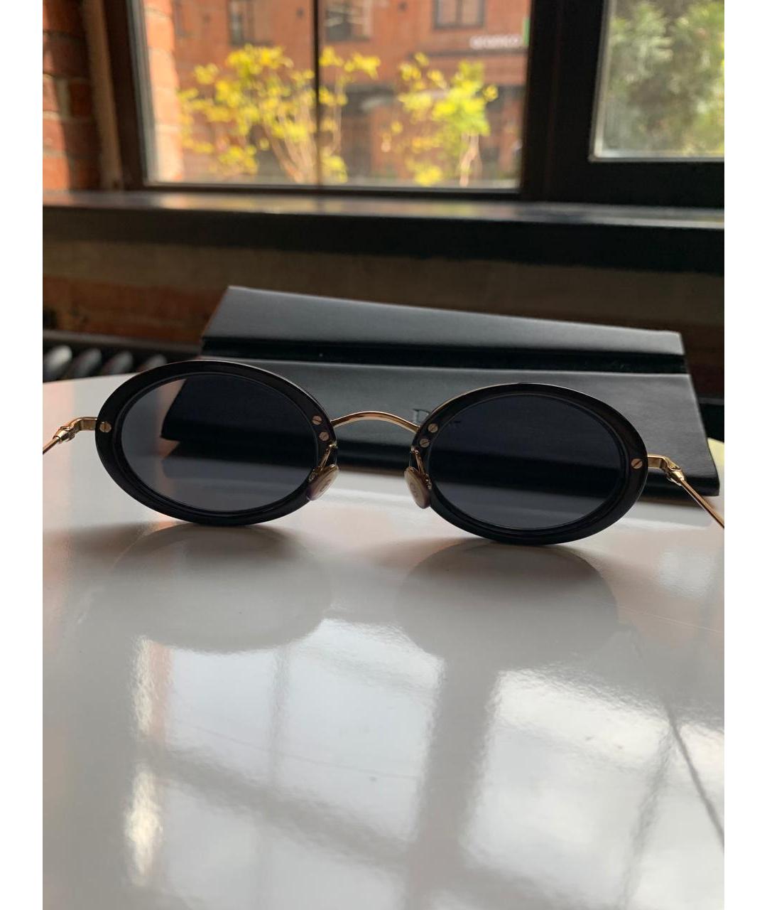 CHRISTIAN DIOR PRE-OWNED Черные солнцезащитные очки, фото 7