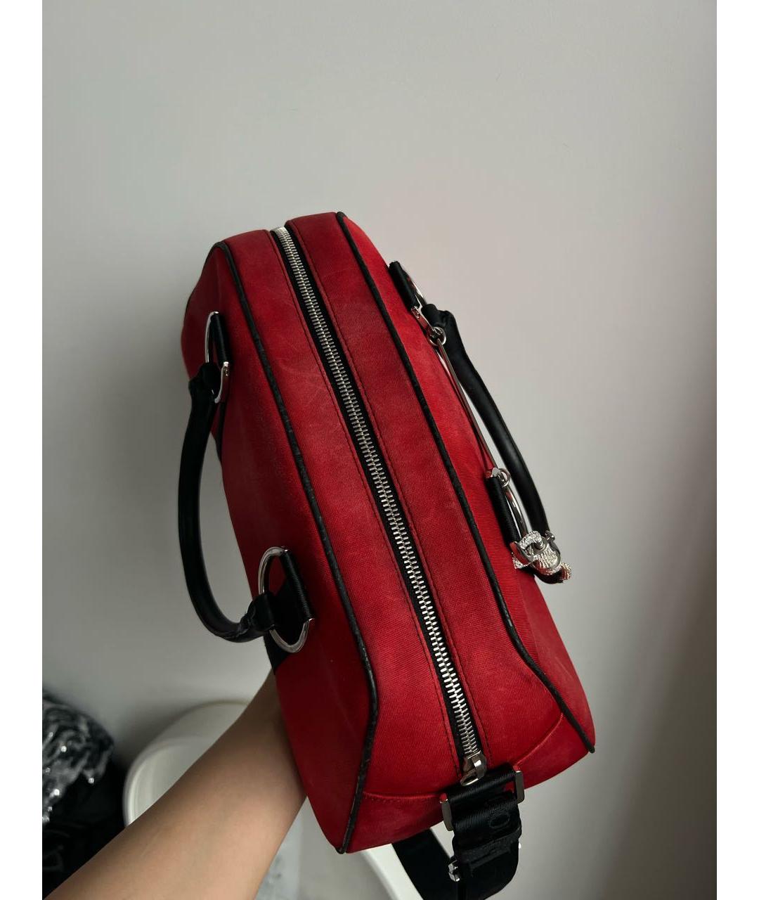 CHRISTIAN DIOR PRE-OWNED Красная сумка с короткими ручками, фото 7