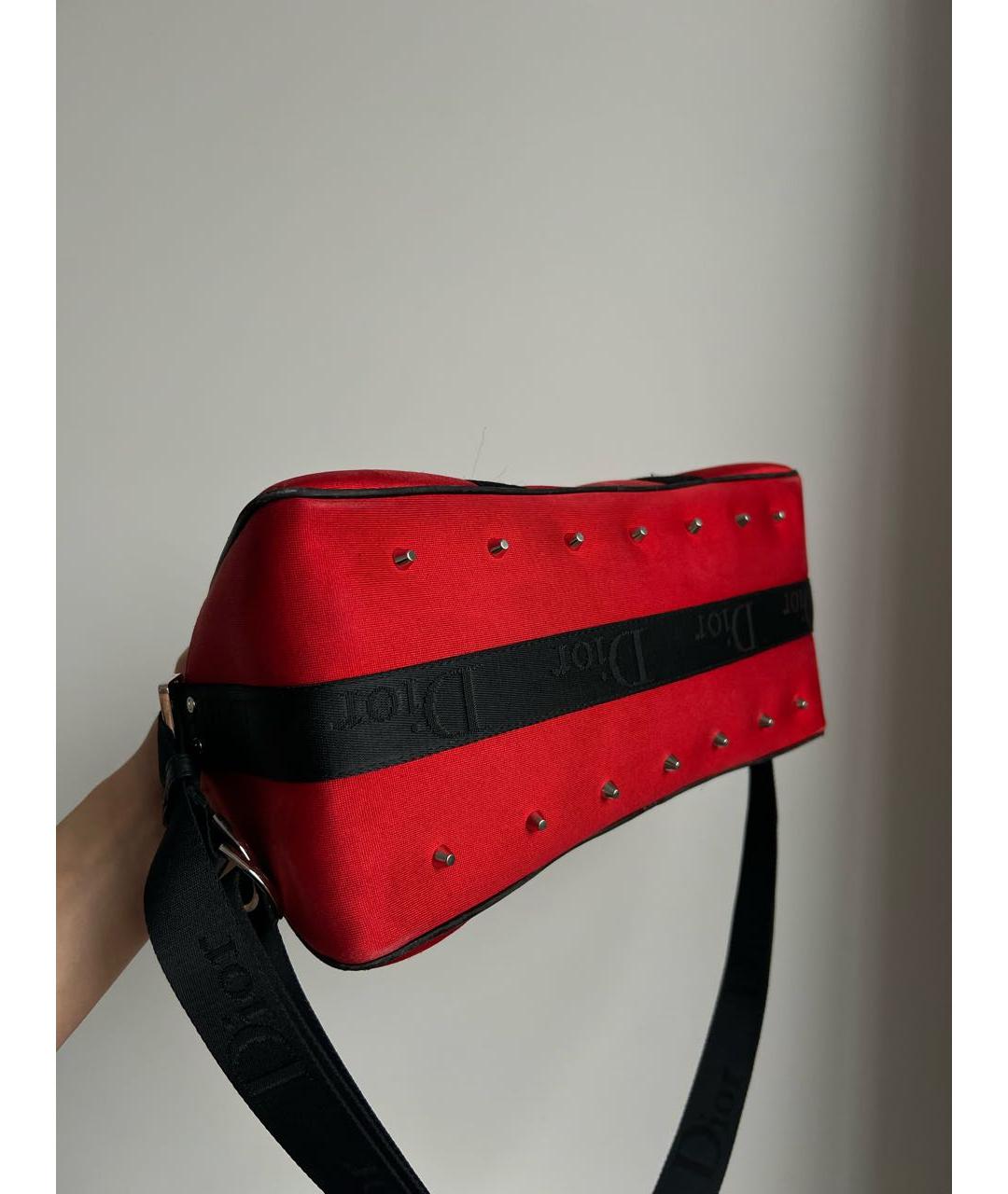 CHRISTIAN DIOR PRE-OWNED Красная сумка с короткими ручками, фото 3