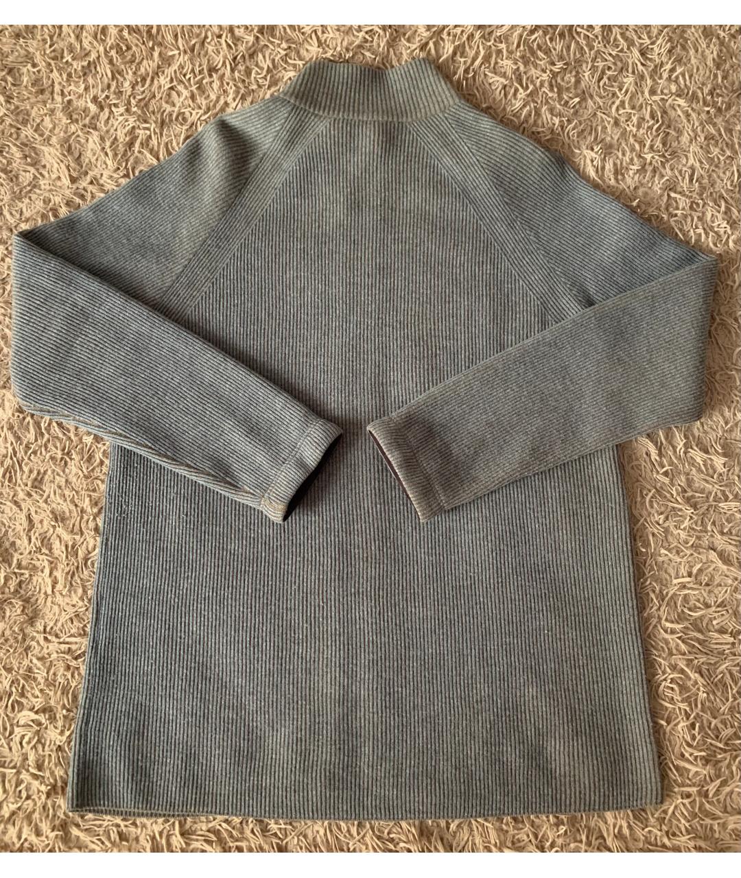 LOUIS VUITTON PRE-OWNED Серый шерстяной джемпер / свитер, фото 2